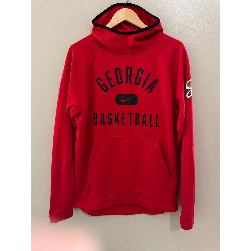 Women's M-Tall Nike UGA Georgia Lady Bulldogs Basketball Team Issued PE Hoodie